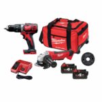 MILWAUKEE M18™ VARIO SET POWERPACK 18 V SET ΚΡΟΥΣΤΙΚΟ ΔΡΑΠΑΝΟΚΑΤΣΑΒΙΔΟ + ΓΩΝΙΑΚΟΣ ΤΡΟΧΟΣ ΒΑΡΕΩΣ ΤΥΠΟΥ Ø 125 MM