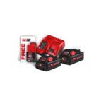 MILWAUKEE M18™ HIGH OUTPUT™ HNRG-302 2 ΜΠΑΤΑΡΙΕΣ HD18V 3.0 AH ΤΑΧΥΦΟΡΤΙΣΤΗΣ M12-18FC + M12™ 2.0 AH ΜΠΑΤΑΡΙΑ ΔΩΡΟ