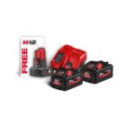 MILWAUKEE M18™ HIGH OUTPUT™ HNRG-802  2 ΜΠΑΤΑΡΙΕΣ HD18V 8.0 AH ΤΑΧΥΦΟΡΤΙΣΤΗΣ M12-18FC + M12™ 4.0 AH ΜΠΑΤΑΡΙΑ ΔΩΡΟ