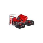 MILWAUKEE M18™ NRG-502 2 ΜΠΑΤΑΡΙΕΣ 18V 5.0 AH ΤΑΧΥΦΟΡΤΙΣΤΗΣ M12-18FC + M12™ 2.0 AH ΜΠΑΤΑΡΙΑ ΔΩΡΟ