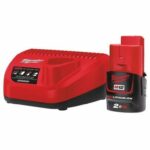 MILWAUKEE M12™ NRG-201 ΜΠΑΤΑΡΙΑ 12V 2.0 AH ΦΟΡΤΙΣΤΗΣ C12 C