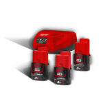 MILWAUKEE M12™ NRG-303 3 ΜΠΑΤΑΡΙΕΣ 12V 3.0 AH ΦΟΡΤΙΣΤΗΣ C12 C
