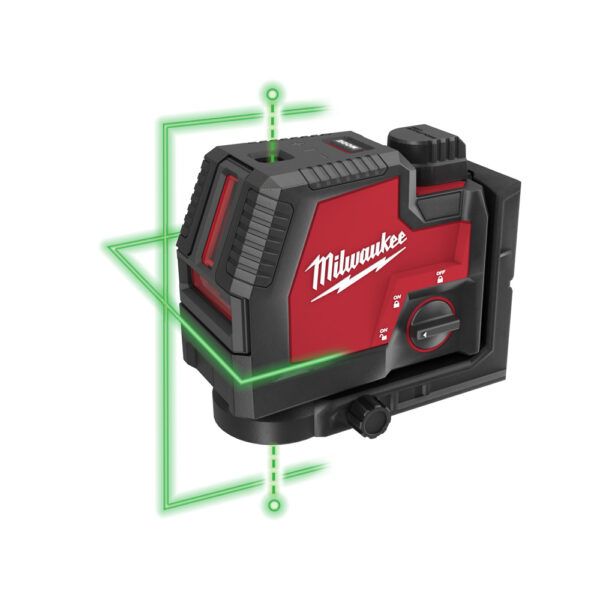MILWAUKEE L4 CLLP-301C ΕΠΑΝΑΦΟΡΤΙΖΟΜΕΝΟ USB ΓΡΑΜΜΙΚΟ LASER 2 ΓΡΑΜΜΩΝ ΠΡΑΣΙΝΗΣ ΔΕΣΜΗΣ ΚΑΙ ΚΟΥΚΚΙΔΑΣ