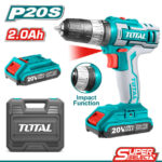 TOTAL ΔΡΑΠΑΝΟΚΑΤΣΑΒΙΔΟ ΚΡΟΥΣΤΙΚΟ ΜΠΑΤΑΡΙΑΣ ΛΙΘΙΟΥ 20V / 2Ah / 45Nm (TIDLI200215)
