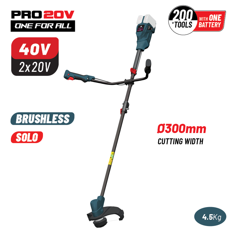BBP4602 BORMANN Pro BBP4602 Θαμνοκοπτικό 40V Brushless Μπαταρίας,Li-Ion,SOLO - Image 1